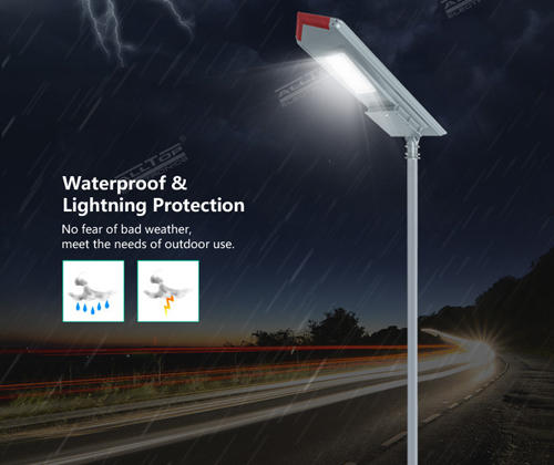integrated integrated solar street light with good price for road