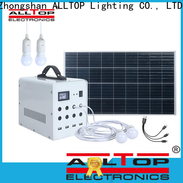 ALLTOP multi-functional solar dc lighting system directly sale for home