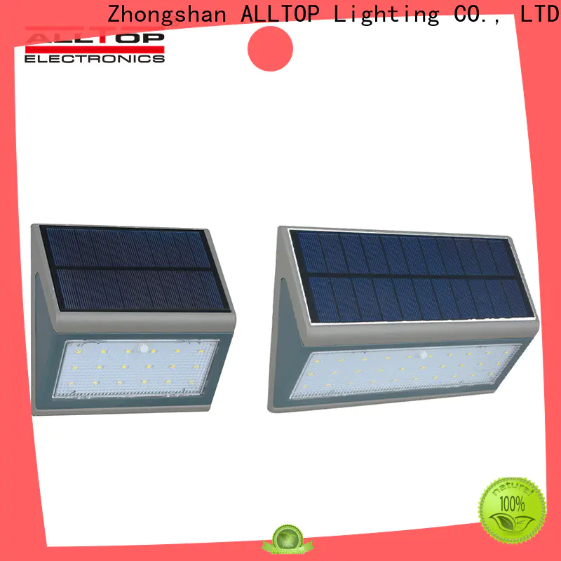 ALLTOP high quality solar led wall lamp factory direct supply for party