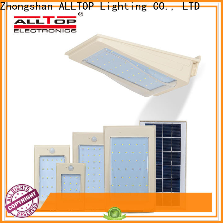 ALLTOP modern solar wall lantern manufacturer for street lighting