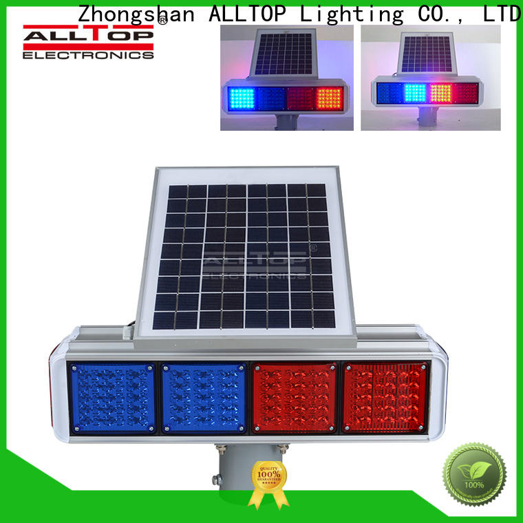 ALLTOP high quality solar powered traffic lights company directly sale for police