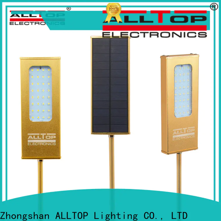 ALLTOP solar pir wall light factory direct supply for concert