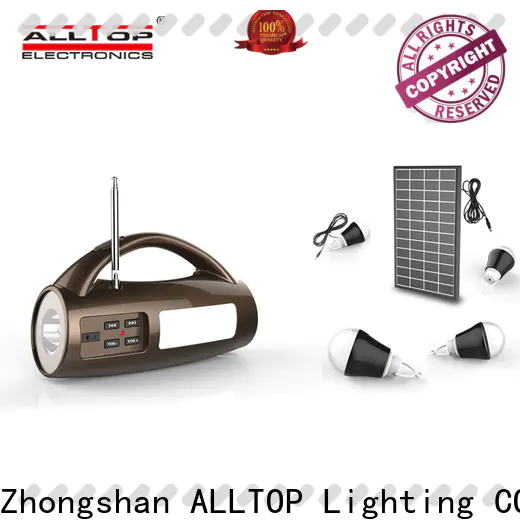 ALLTOP energy-saving advantages of solar powered street lights factory direct supply for battery backup
