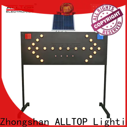 ALLTOP double side solar traffic light series for security