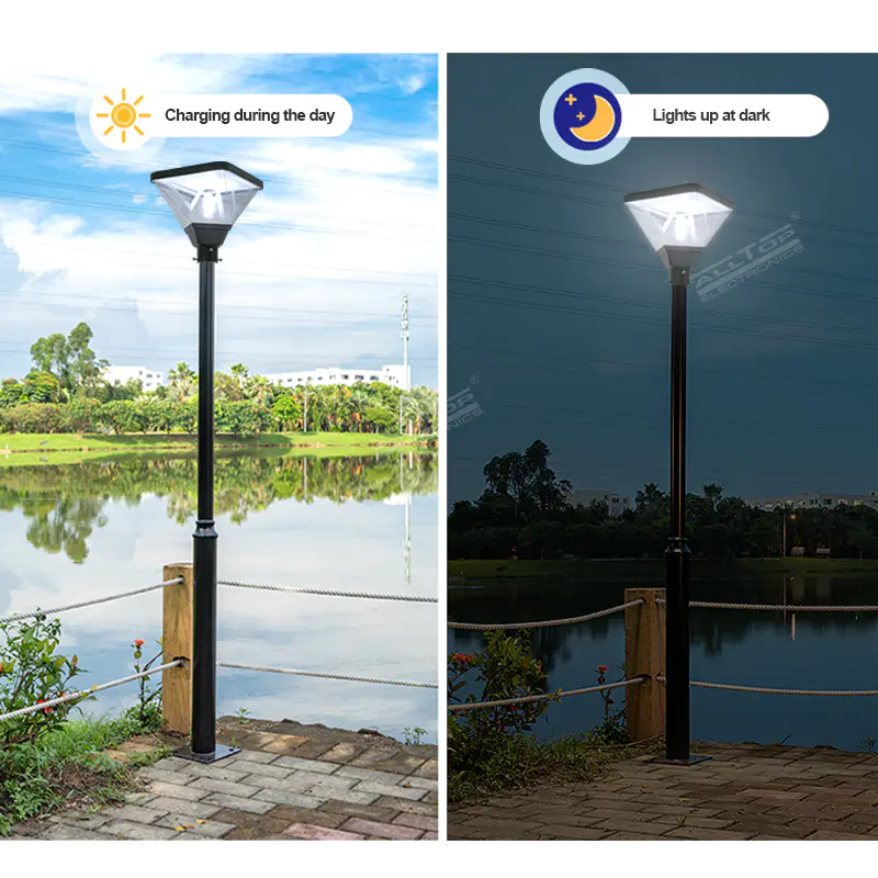 ALLTOP park road lighting waterproof ip65 20w led solar garden light