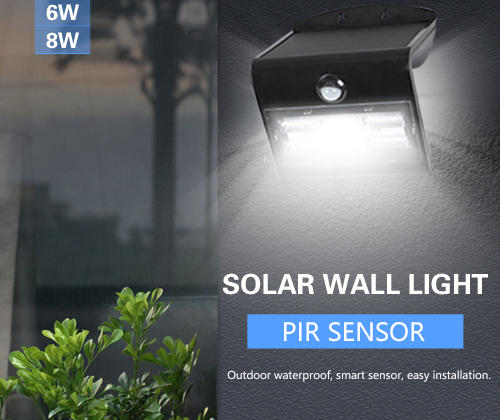 ALLTOP high quality solar wall sensor light with good price highway lighting