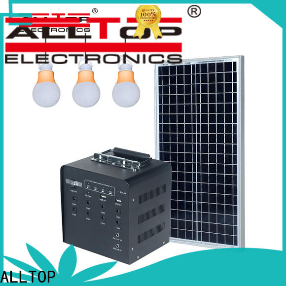 ALLTOP energy-saving solar led lighting system directly sale for camping