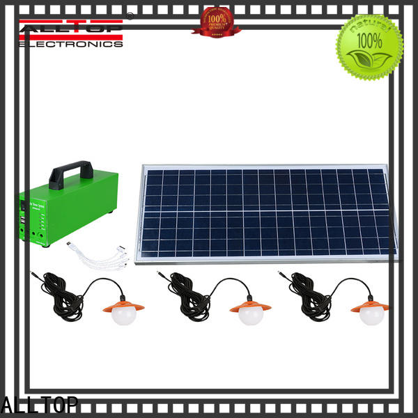 energy-saving solar dc lighting system factory direct supply for camping