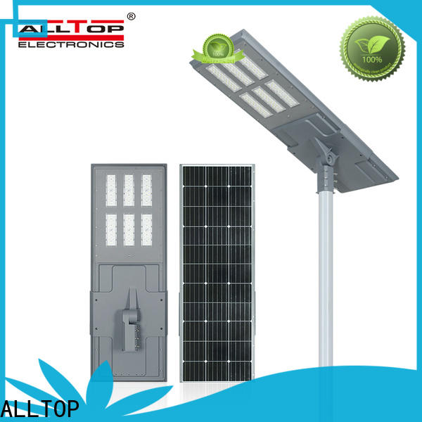 ALLTOP all in one solar street courtyard light with good price for road