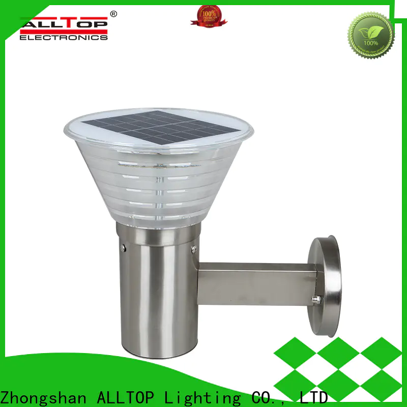 ALLTOP solar wall lantern supplier for garden