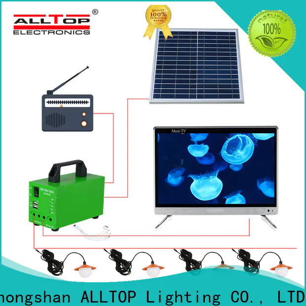 abs solar dc lighting system factory direct supply for camping