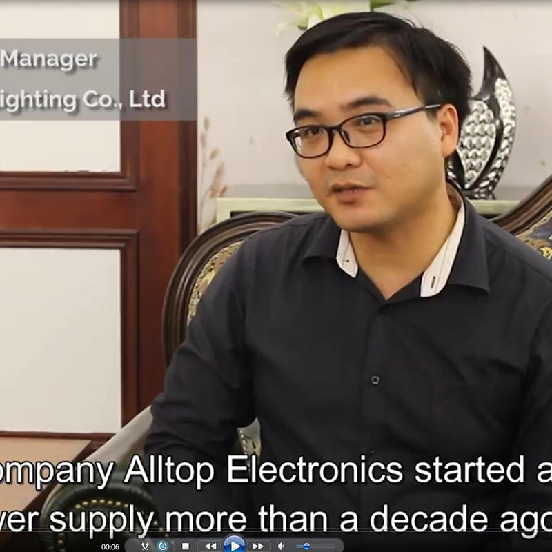 Zhongshan ALLTOP Lighting CO.,LTD.  was invited to do news interviews on LED Lighting
