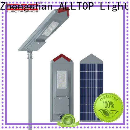 ALLTOP waterproof all in one solar street courtyard light supplier for highway
