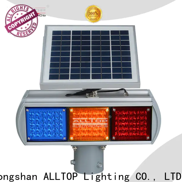 ALLTOP solar traffic light project directly sale for factory