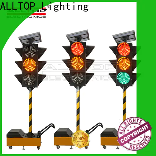ALLTOP solar powered traffic lights company directly sale for police
