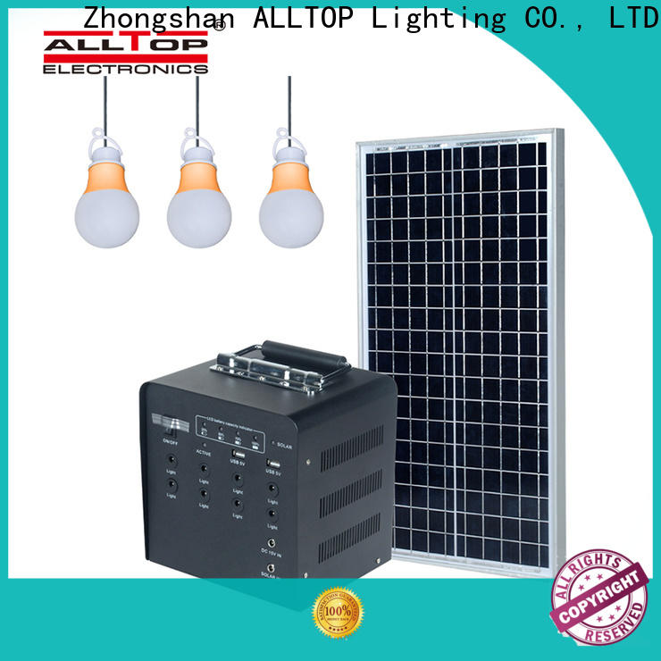 ALLTOP solar lighting system wholesale for camping