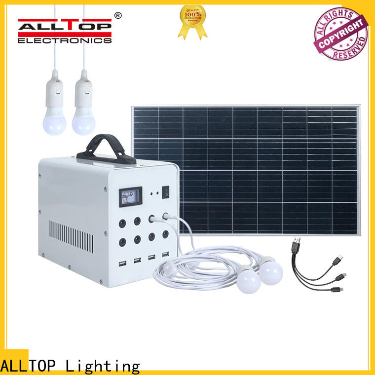 ALLTOP abs solar panel lightning system for home manufacturer for camping
