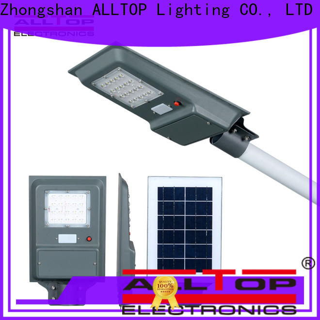 ALLTOP waterproof pole solar street light best quality manufacturer