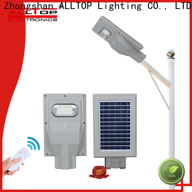 ALLTOP solar powered streetlight functional supplier