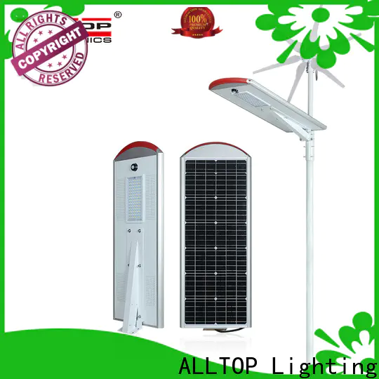 ALLTOP 9w solar street light supplier for outdoor yard