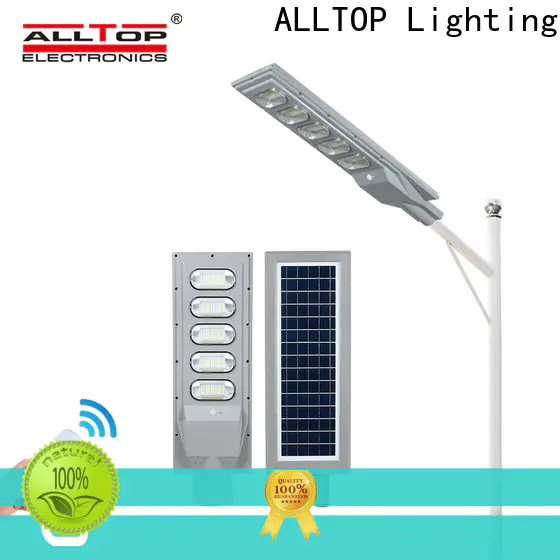 ALLTOP solar street light with panel and battery best quality manufacturer