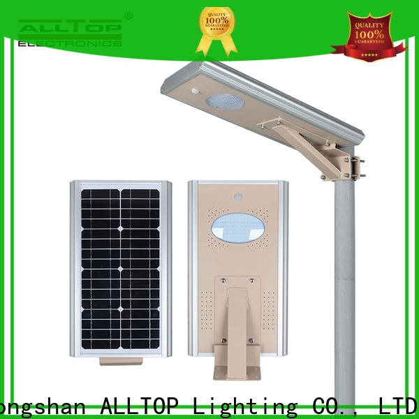 ALLTOP solar panel street lights functional manufacturer