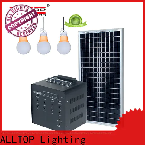 ALLTOP portable solar panel lightning protection system factory direct supply for battery backup