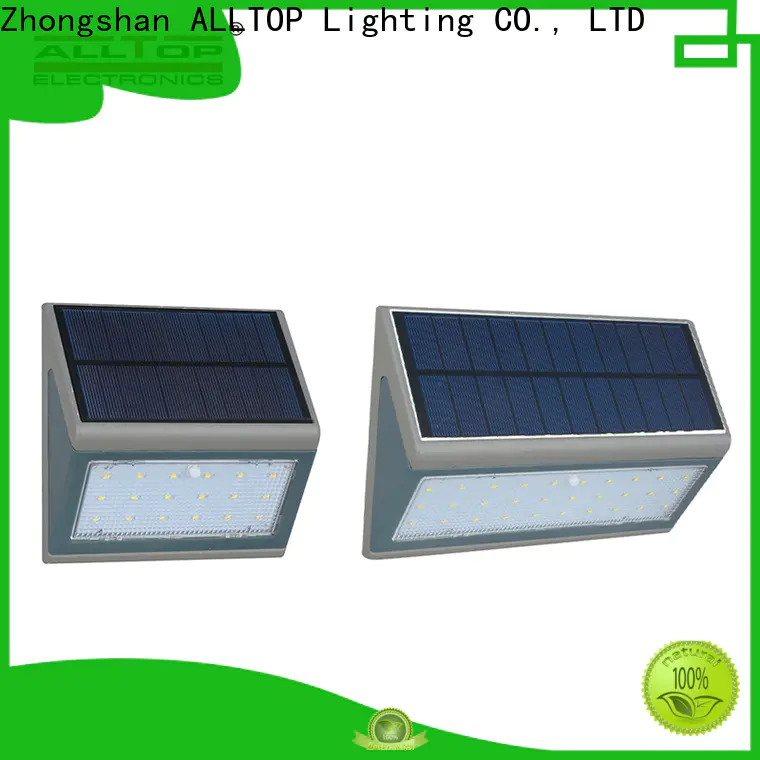 ALLTOP energy-saving solar outside wall lights with good price for camping
