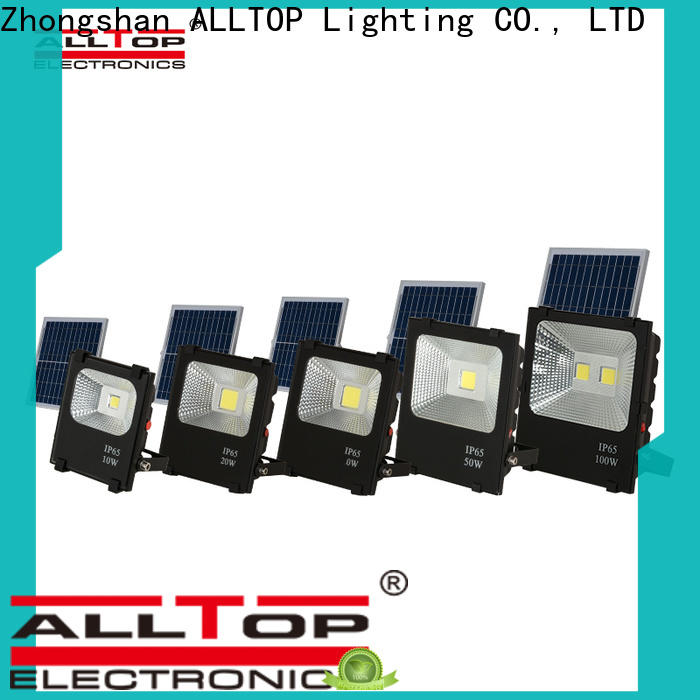 ALLTOP portable solar sensor flood lights factory for spotlight