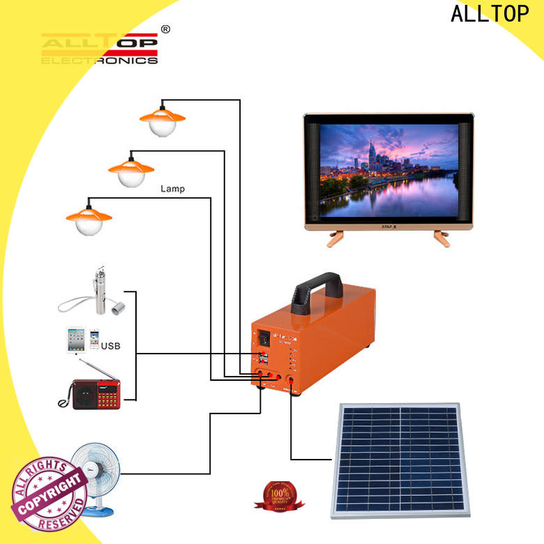 ALLTOP best off grid solar system directly sale for camping