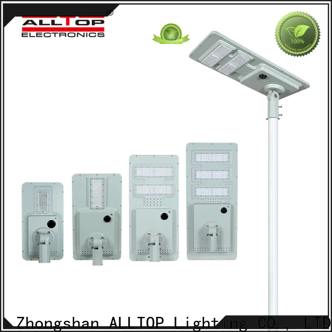 ALLTOP high-quality solar pole lamps with good price for garden