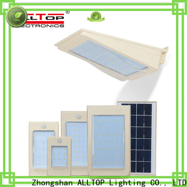 ALLTOP led solar wall lamp wholesale for garden
