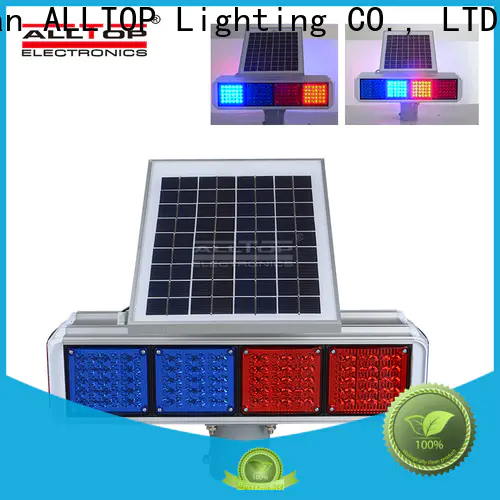 ALLTOP solar traffic light system directly sale for safety warning