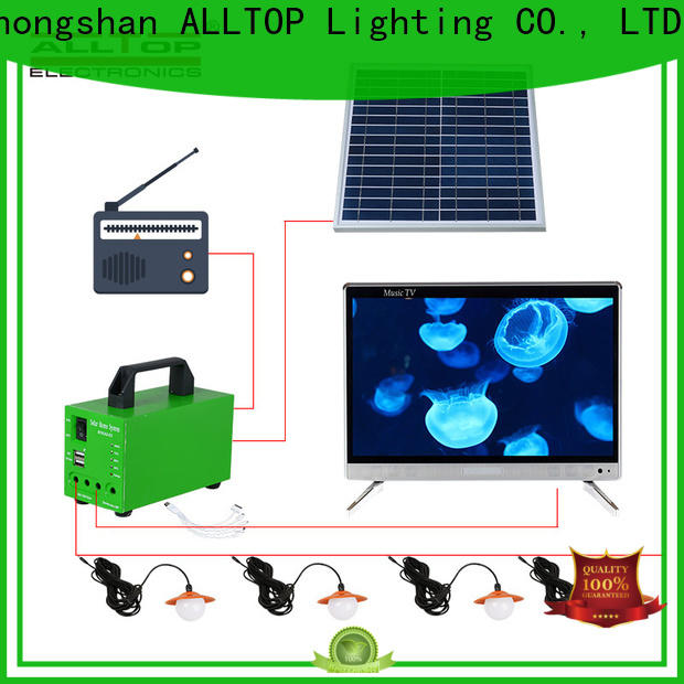 abs off-grid solar lighting system factory direct supply for outdoor lighting