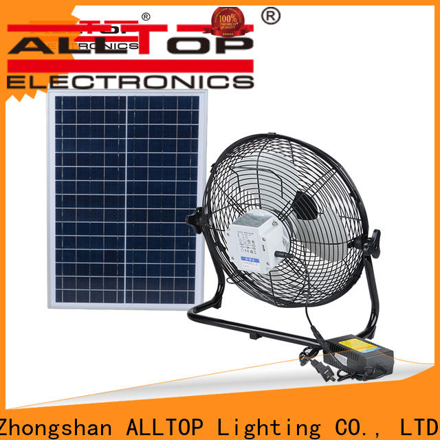 ALLTOP portable solar panel led lighting system wholesale for outdoor lighting