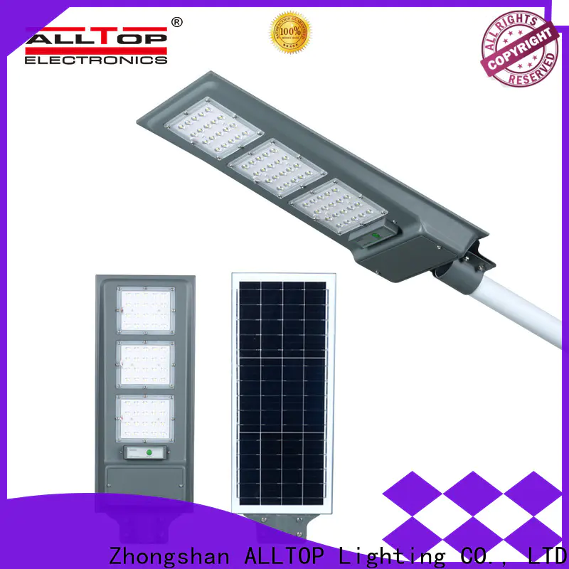 ALLTOP waterproof led solar street lamp functional manufacturer