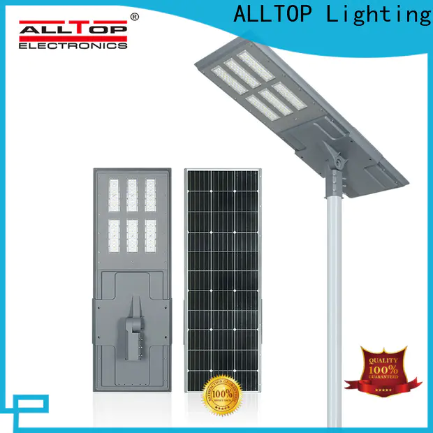 ALLTOP solar led street light with pole with good price for highway