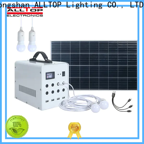 ALLTOP solar led lighting kit system wholesale for outdoor lighting