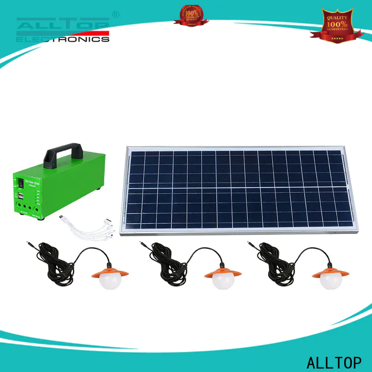 ALLTOP solar electric system series for outdoor lighting
