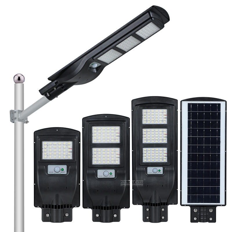ALLTOP High lumen outdoor waterproof IP65 30w 60w 90w all-in-one led solar street light