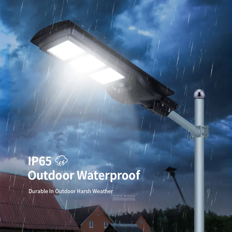 ALLTOP High lumen outdoor waterproof IP65 30w 60w 90w all-in-one led solar street light