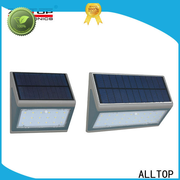 ALLTOP high quality solar powered motion sensor wall light wholesale for garden