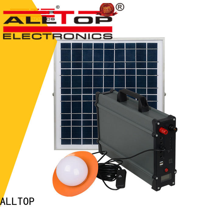 ALLTOP energy-saving solar led lighting kit system series for camping