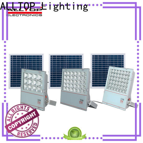 ALLTOP rechargeable solar powered outdoor flood lights company for stadium
