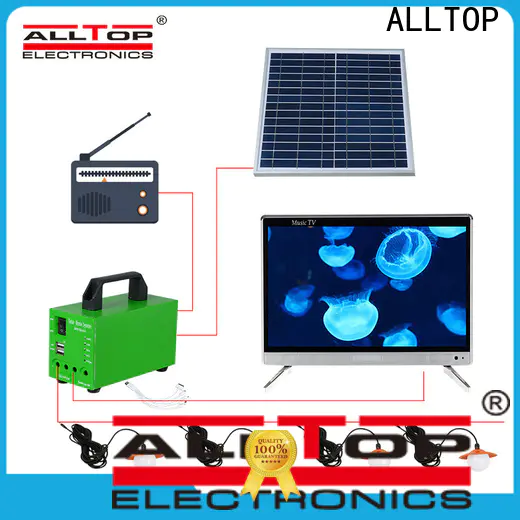ALLTOP 12v solar lighting system directly sale indoor lighting