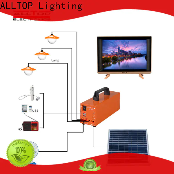 ALLTOP energy-saving solar powered lights oem series for battery backup