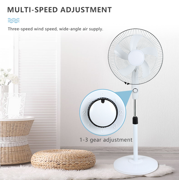 product-ALLTOP Hot sale rechargeable solar fan 16 inch 12v dc stand fan-ALLTOP -img