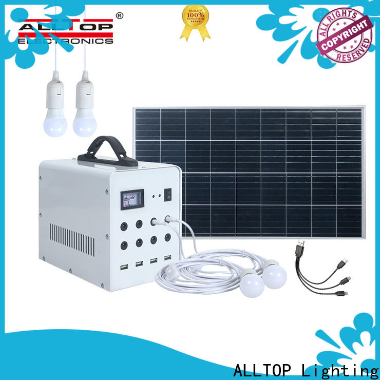 ALLTOP multi-functional best solar system for home supplier indoor lighting