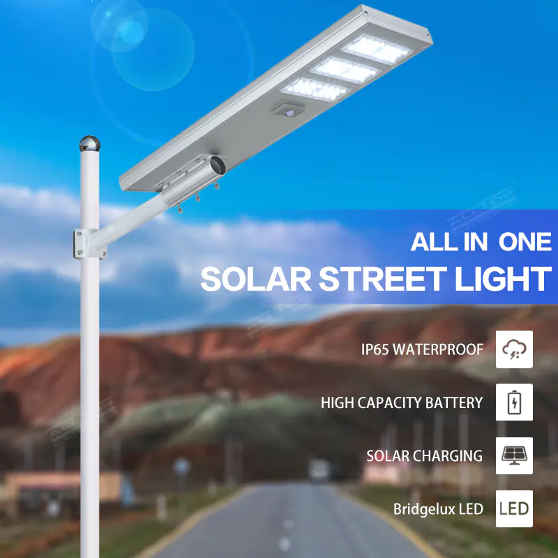 ALLTOP Customized 100w all in one solar street light factory
