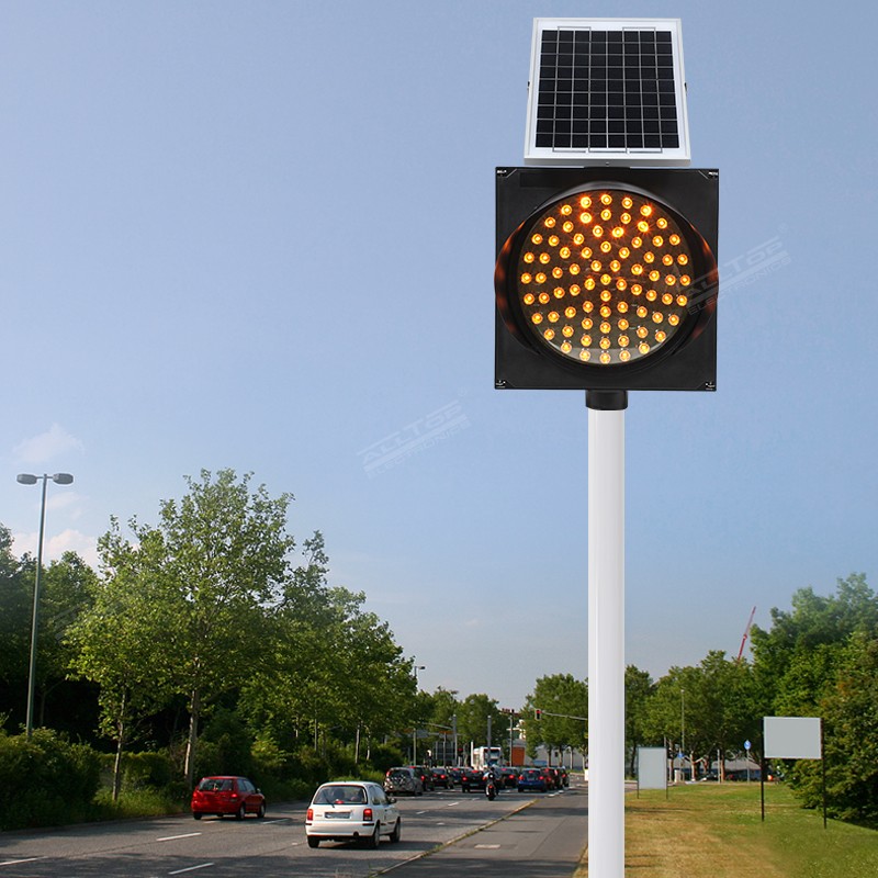 product-ALLTOP -ALLTOP LED road safety flashing warning light Solar traffic light-img-1